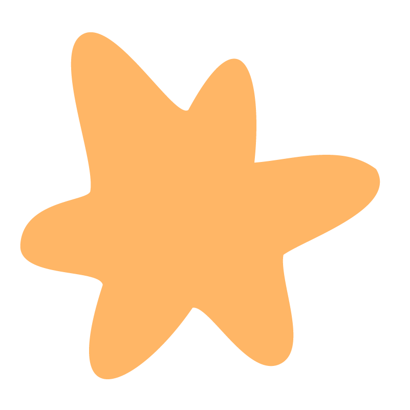 forma decorativa naranja